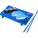 download Sushi clipart image with 180 hue color