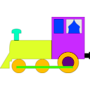 download Locomotive clipart image with 45 hue color