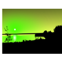 download Sunset clipart image with 45 hue color
