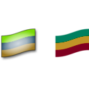 download Lithuania Flag Interactive clipart image with 45 hue color