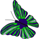 download Butterfly clipart image with 90 hue color