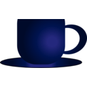 download Coffee Cup Icon clipart image with 225 hue color