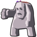 download Stone Giant clipart image with 270 hue color