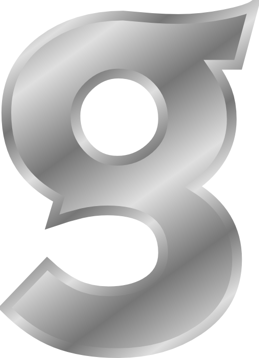 Effect Letters Alphabet Silver