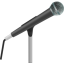 download Microphone clipart image with 135 hue color