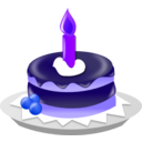 download Birthday Cake Ns clipart image with 225 hue color