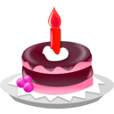 download Birthday Cake Ns clipart image with 315 hue color