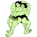 download Go Go Sumo Sumo 1859 clipart image with 45 hue color