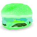 download Cheeseburger clipart image with 90 hue color