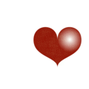 download Red Heart clipart image with 45 hue color