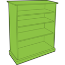 download Wooden Bookcase clipart image with 45 hue color