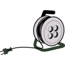 download Cable Drum clipart image with 270 hue color