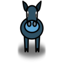 download Horse clipart image with 180 hue color
