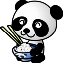 download Rice Panda clipart image with 90 hue color