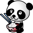 download Rice Panda clipart image with 225 hue color