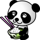 download Rice Panda clipart image with 315 hue color