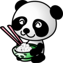 download Rice Panda clipart image with 0 hue color