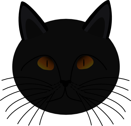 Black Cat Face