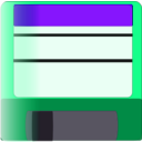 download Saveicon clipart image with 270 hue color