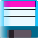 download Saveicon clipart image with 315 hue color