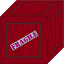 download Wooden Crate clipart image with 315 hue color