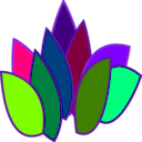 download Fire clipart image with 270 hue color