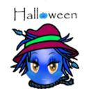 download Scarecrow Smiley Emoticon clipart image with 180 hue color