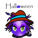 download Scarecrow Smiley Emoticon clipart image with 225 hue color