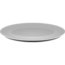 download Plain Grey Plate clipart image with 45 hue color
