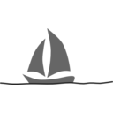 download Velero Sailboat clipart image with 0 hue color