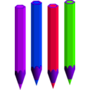 download Pencils clipart image with 225 hue color