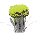 download Explosion clipart image with 45 hue color