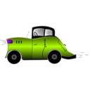 download Cartoon Car clipart image with 225 hue color