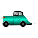 download Cartoon Car clipart image with 315 hue color
