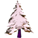 download Winter Tree 2 clipart image with 270 hue color