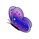 download Butterflygreen clipart image with 90 hue color