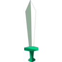download Sword clipart image with 135 hue color