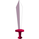 download Sword clipart image with 315 hue color