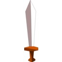 download Sword clipart image with 0 hue color