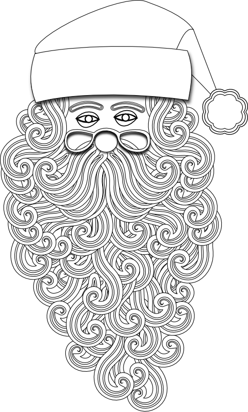 Santa 1 Outline