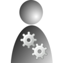 download Users clipart image with 270 hue color