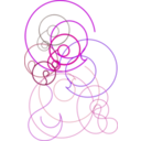 download Ornament clipart image with 270 hue color