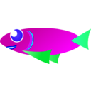download Caribbean Fish clipart image with 225 hue color