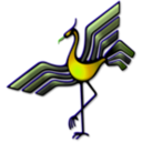 download Bird Emblem 1 clipart image with 45 hue color