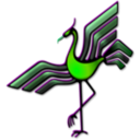 download Bird Emblem 1 clipart image with 90 hue color