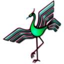 download Bird Emblem 1 clipart image with 135 hue color