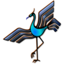 download Bird Emblem 1 clipart image with 180 hue color