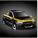 download Audi A3 clipart image with 45 hue color