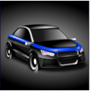 download Audi A3 clipart image with 225 hue color