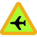 download Airplane Roadsign clipart image with 45 hue color